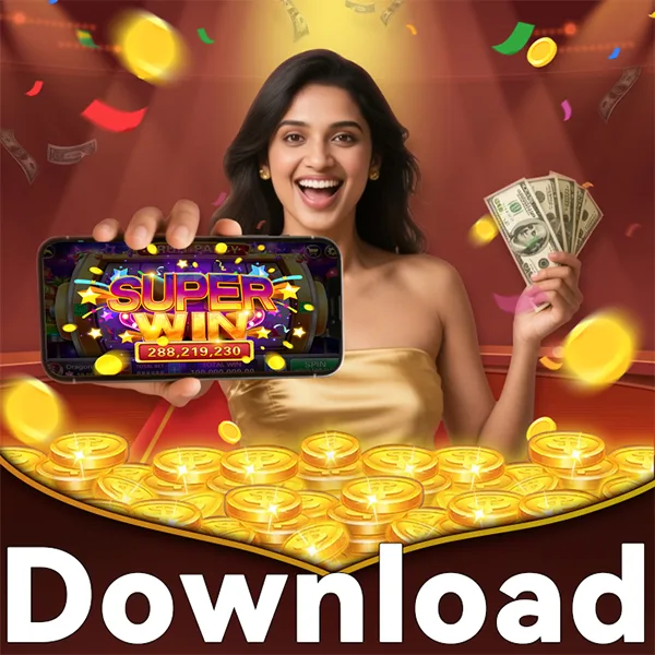 Illustration of a cartoon gamer holding an Android phone with a “Download APK” screen, surrounded by gold coins and UPI withdrawal icons, on a transparent background.